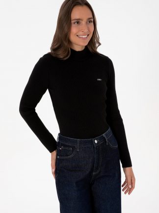 پلیور زنانه مشکی یو اس پولو