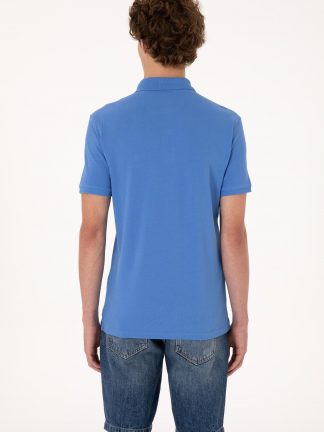 پولوشرت مردانه نیلی یو اس پولو