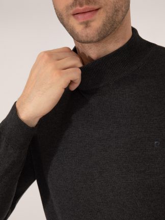 پلیور مردانه خاکستری تیره پیرکاردین