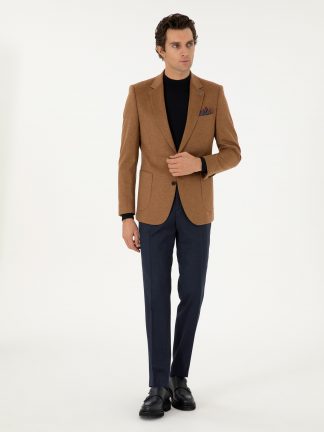 شلوار پارچه ای مردانه سرمه ای کاشارل