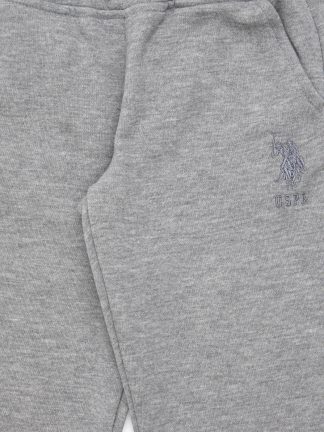 شلوار راحتی پسرانه خاکی ملانژ یو اس پولو