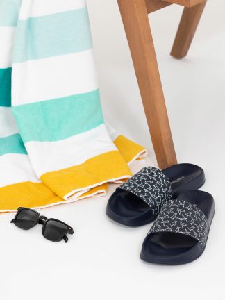 دمپایی مردانه سرمه ای کاشارل