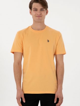 تی شرت مردانه خربزه ای یو اس پولو