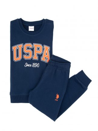 لباس راحتی پسرانه آبی لاجوردی روشن یو اس پولو