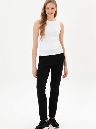 شلوار راحتی زنانه مشکی یو اس پولو