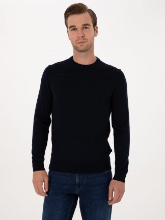 پلیور مردانه سرمه ای کاشارل