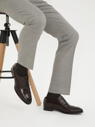 کفش رسمی مردانه قهوه ای کاشارل