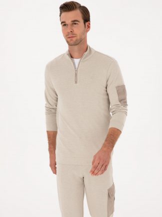 سویشرت مردانه بژ کاشارل