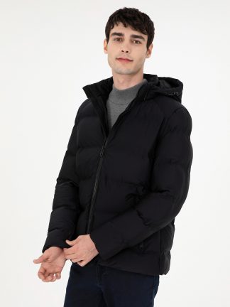 کاپشن مردانه مشکی پیرکاردین