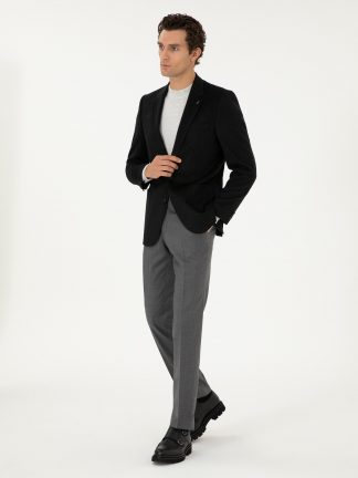 شلوار پارچه ای مردانه خاکستری کاشارل