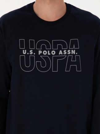 لباس راحتی مردانه سرمه ای یو اس پولو