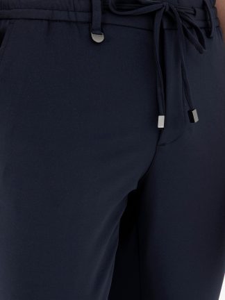 شلوار پارچه ای مردانه سرمه ای پیرکاردین