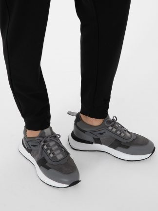 کفش کتانی و اسپرت مردانه خاکستری کاشارل