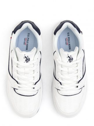 کفش کتانی و اسپرت مردانه سفید یو اس پولو