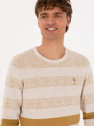 پلیور مردانه آبی نفتی یو اس پولو