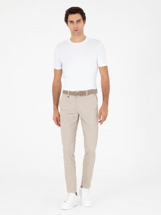 شلوار کتان مردانه بژ کاشارل