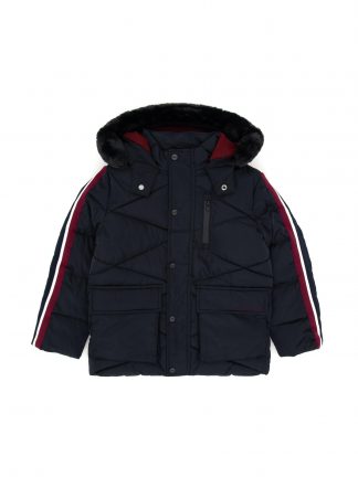 کاپشن پسرانه سرمه ای یو اس پولو