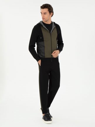 شلوار راحتی مردانه مشکی کاشارل