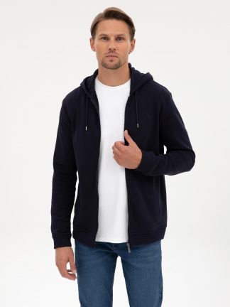 هودی مردانه سرمه ای پیرکاردین