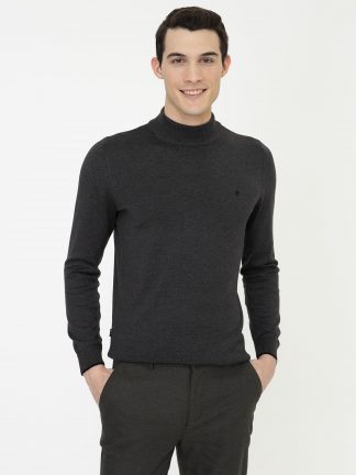 پلیور مردانه خاکستری تیره پیرکاردین