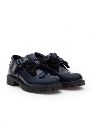 کفش مجلسی دخترانه سرمه ای یو اس پولو