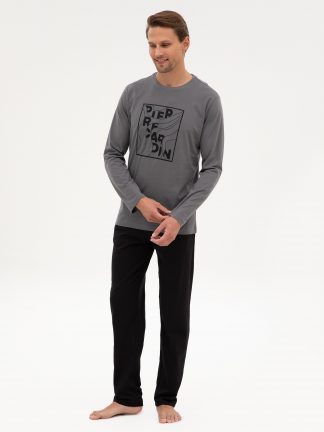 لباس راحتی مردانه خاکستری تیره پیرکاردین