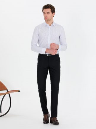 شلوار پارچه ای مردانه مشکی کاشارل