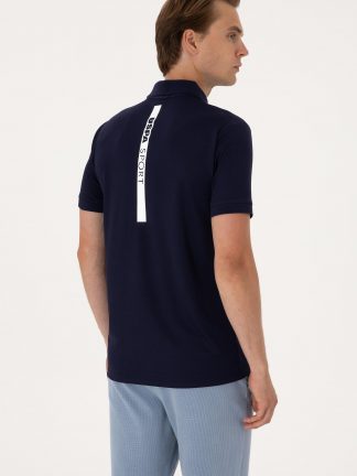 پولوشرت مردانه سرمه ای یو اس پولو