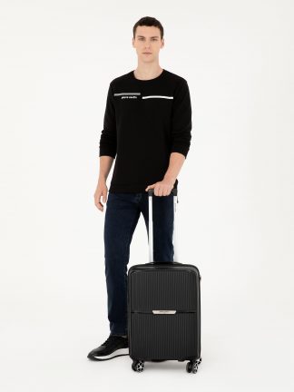 چمدان مسافرتی مردانه مشکی پیرکاردین