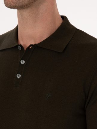 پلیور مردانه خاکی روشن کاشارل