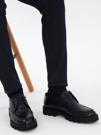 کفش رسمی مردانه سرمه ای کاشارل