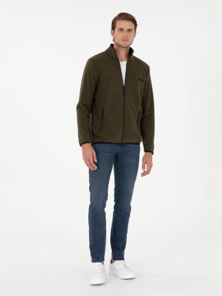 سویشرت مردانه خاکی روشن پیرکاردین