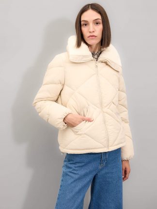 کاپشن زنانه بژ دفکتو