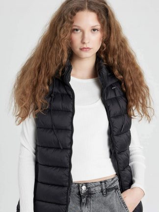 جلیقه زنانه مشکی دفکتو