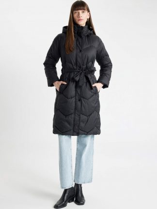 کاپشن زنانه مشکی دفکتو