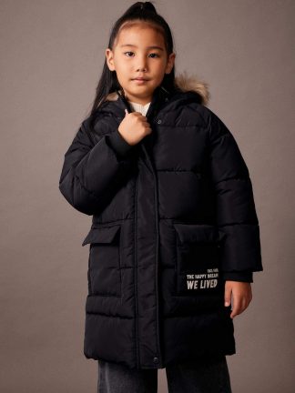 کاپشن دخترانه مشکی دفکتو