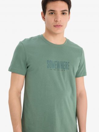 تی شرت مردانه سبز دفکتو