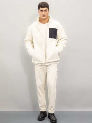 کاپشن مردانه بژ دفکتو