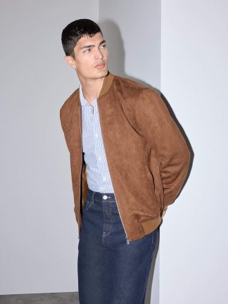 کاپشن مردانه قهوه ای دفکتو