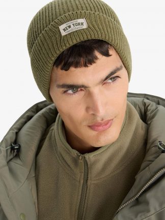 کلاه بافت مردانه خاکی دفکتو