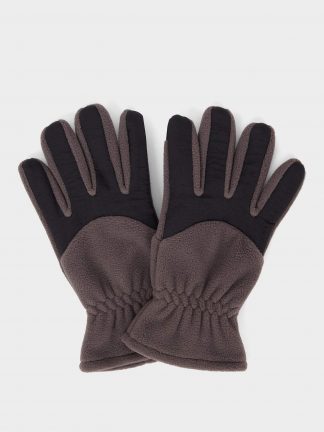 دستکش مردانه خاکستری تیره دفکتو