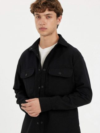 پیراهن مردانه مشکی دفکتو