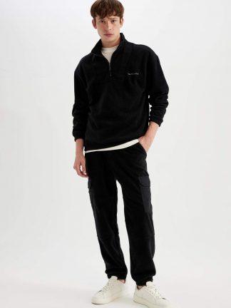 شلوار راحتی مردانه مشکی دفکتو