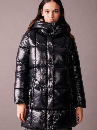 کاپشن زنانه مشکی دفکتو