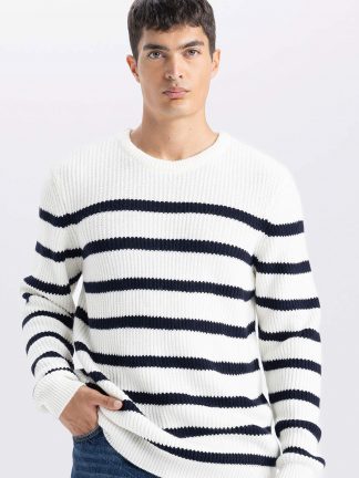 پلیور مردانه بژ دفکتو