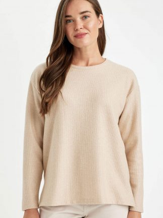 پلیور زنانه بژ دفکتو