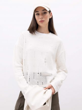 بلوز زنانه بژ دفکتو