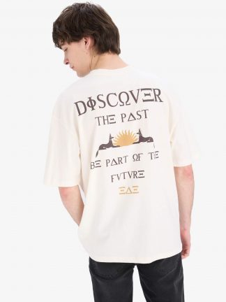 تی شرت مردانه بژ دفکتو