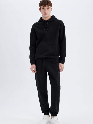 شلوار راحتی مردانه مشکی دفکتو