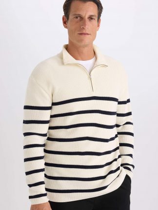 پلیور مردانه بژ دفکتو